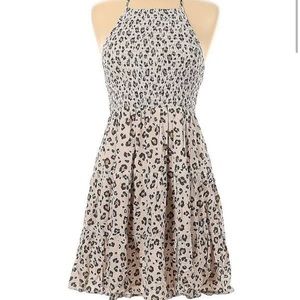 AE Cheetah Print Halter Dress